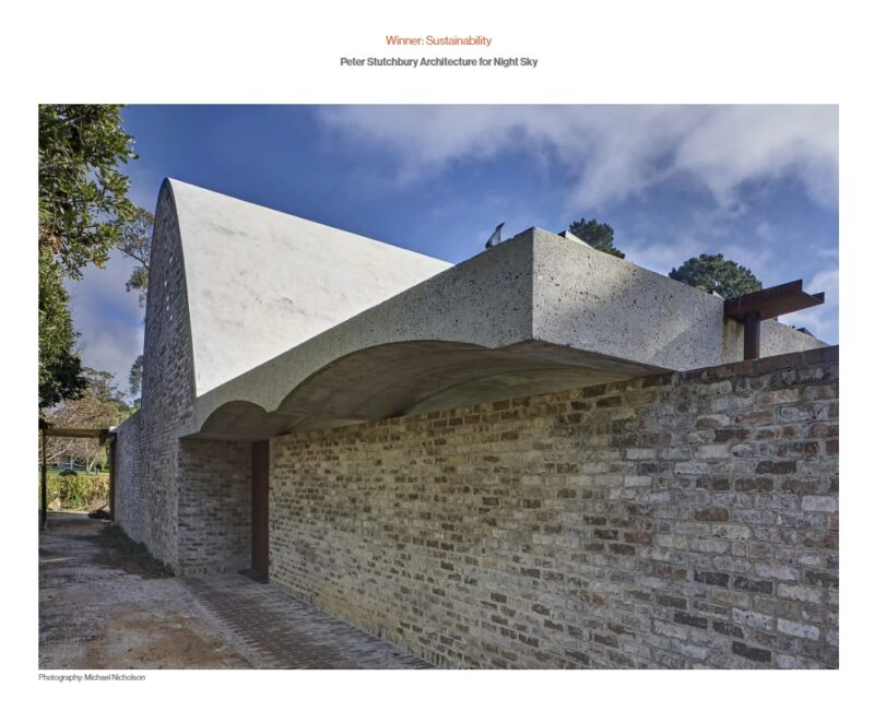 Houses Awards Sustainability Night Sky Dimark Constructions